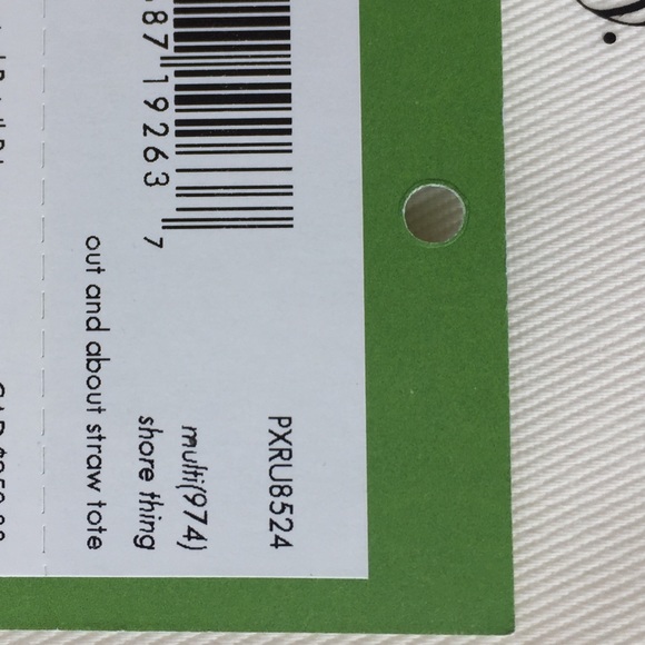 Kate Spade shore thing out and about straw tote - Picture 7 of 8